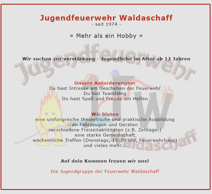 Wir suchen dich!!!